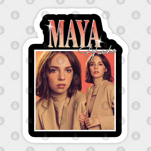 Maya Hawke Sticker by TeesBySilvia